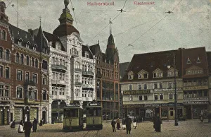 Fish market of Halberstadt, Saxony-Anhalt
