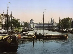 The Fish Market, Rotterdam, Holland, c