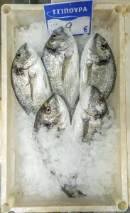 Fish shop in the streets of Rethimnon
