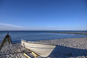 Fishing boat on the beach, Ahrenshoop