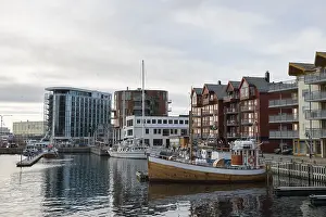 Fishing boat in the harbor of Svolvaer