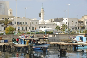 Fishing boats, Tripolis, Libya, Africa