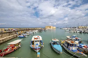 Fishing harbour, fishing boats