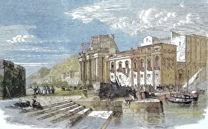 In the fishing harbour of Palermo in 1869