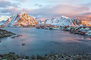 Fishing village in the morning light