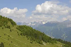 Fiss, Tyrol, Ladis, bell tower ridge