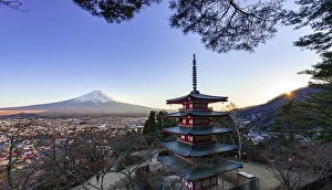 Five-story pagoda, Chureito Pagoda