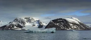 Category Scandinavia Prints: Fjord with ice floes, Prins Karls Forland