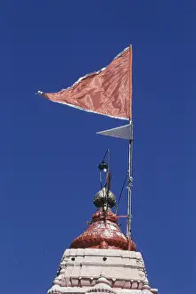 Flag on top of Mahakaleshwar Temple