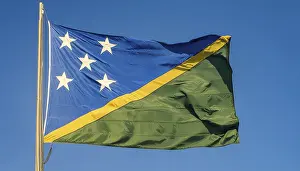 The flag of Solomon Islands, Solomon Islands