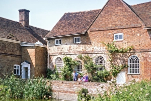 Flatford Mill, Suffolk, England, Grossbritannien Juky 1976