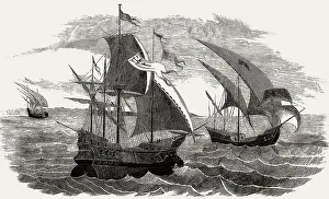 The fleet of Christopher Columbus