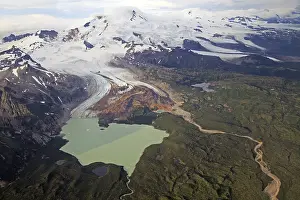 Flight over Katmai National Park in Alaska