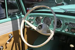 Floating classic car