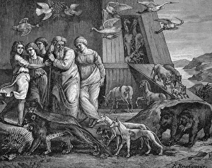 The Flood, Noah leaving the ark