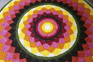 Flower decoration for onam festival