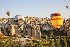 Flying balloons over unbelievable Love valley