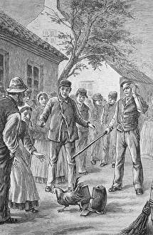 Folk games in Holstein in the 19th century