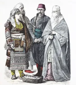 Folk traditional costume, clothing