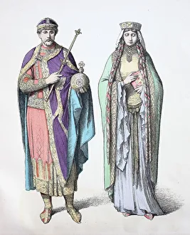 Folk traditional costume, clothing