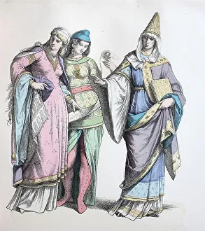 Folk traditional costume, clothing