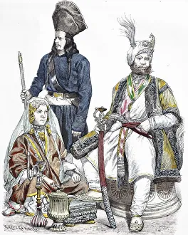 Folk traditional costume, clothing