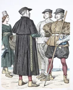 Folk traditional costume, clothing