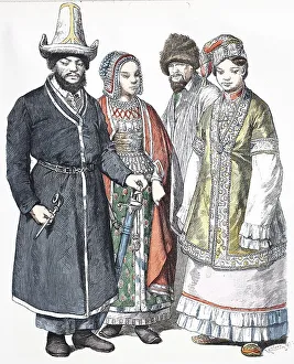 Folk traditional costume, clothing