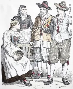 Folk traditional costume, clothing