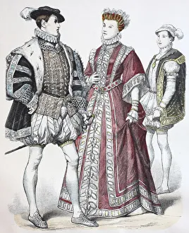 Folk traditional costume, clothing