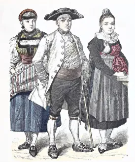 Folk traditional costume, clothing