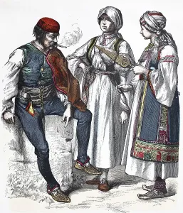 Folk traditional costume, Clothing