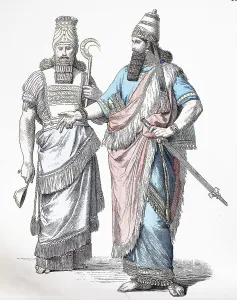 Folk traditional costume, clothing