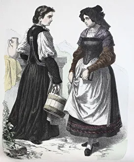Folk traditional costume, clothing