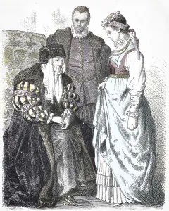 Folk traditional costume, clothing