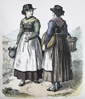 Folk traditional costume, clothing