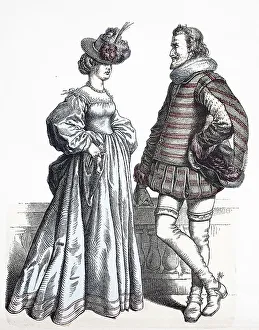 Folk traditional costume, clothing