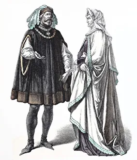 Folk traditional costume, clothing