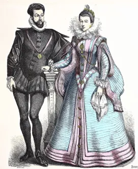 Folk traditional costume, clothing