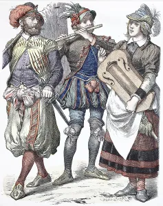 Folk traditional costume, clothing
