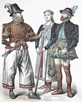 Folk traditional costume, clothing
