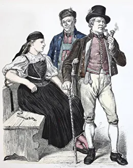 Folk traditional costume, clothing