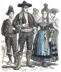Folk traditional costume, Clothing