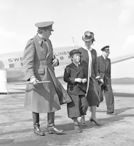 Folke Bernadotte. Swedish nobleman and diplomat. 1895-1948. Married to Estelle Bernadotte. Born Estelle Romaine Manville. 1894-1984