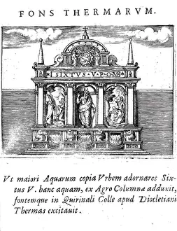Fontana di Therme, Fountain, Rome