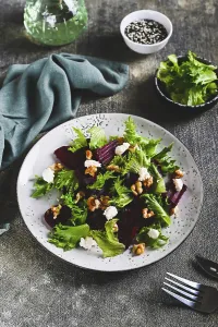 Food, Beetroot salad with cheese