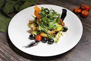 Food, Italian salad with octopus in Ligurian style