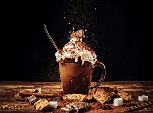 October 2022 Prints: Food photography, cup with cocoa