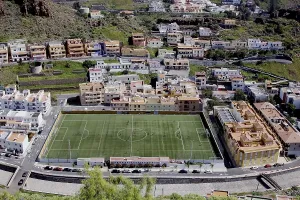 Football match in Playa de Santiago