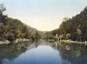 The forest lake in Baden-Baden